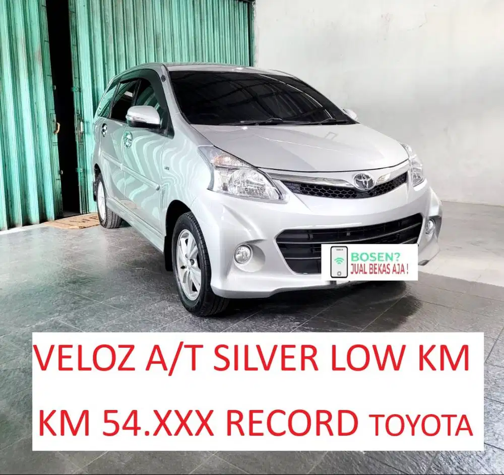 LOW KM 54rb an RECORD TOYOTA AVANZA VELOZ PAJAK PANJANG 1TAHUN