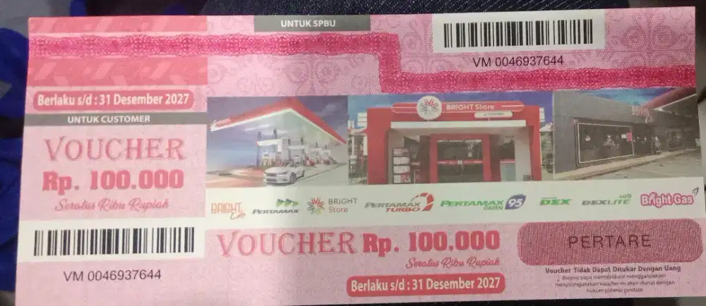 Voucher Pertamina