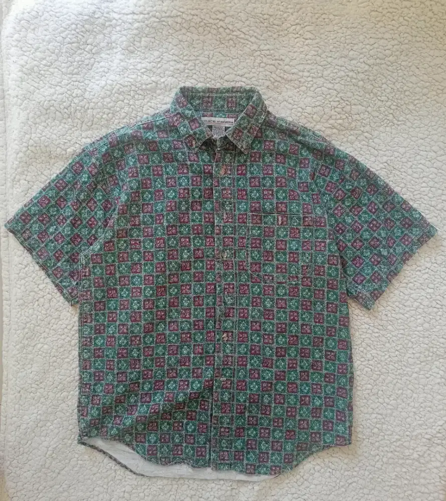 Vintage kemeja print marc daniels