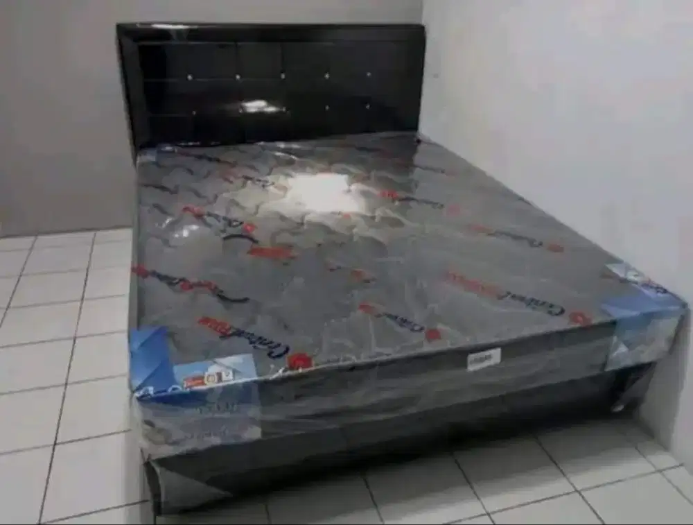[1SET] Kasur Busa CentraL Foam + Dipan minimalis UK 160x200cm