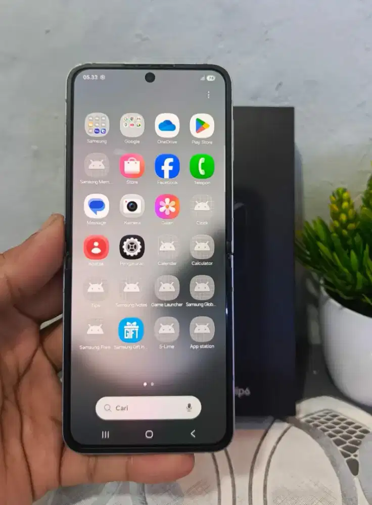 SAMSUNG Z FLIP 6 5G RAM 12/256GB ORIGINAL SEIN MULUS NORMAL FULLSHET
