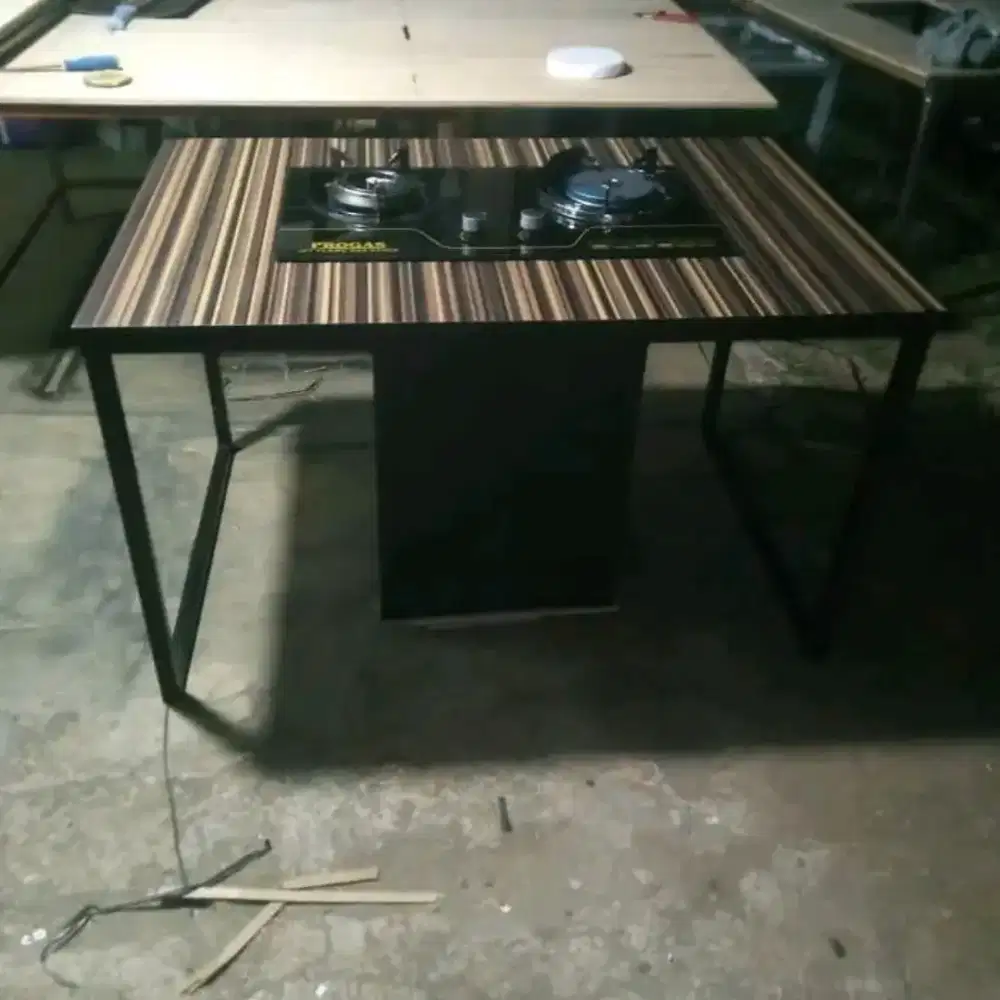 MEJA KOMPOR TANAM SHABU GRILL AYCE MINIMALIS SIMPEL