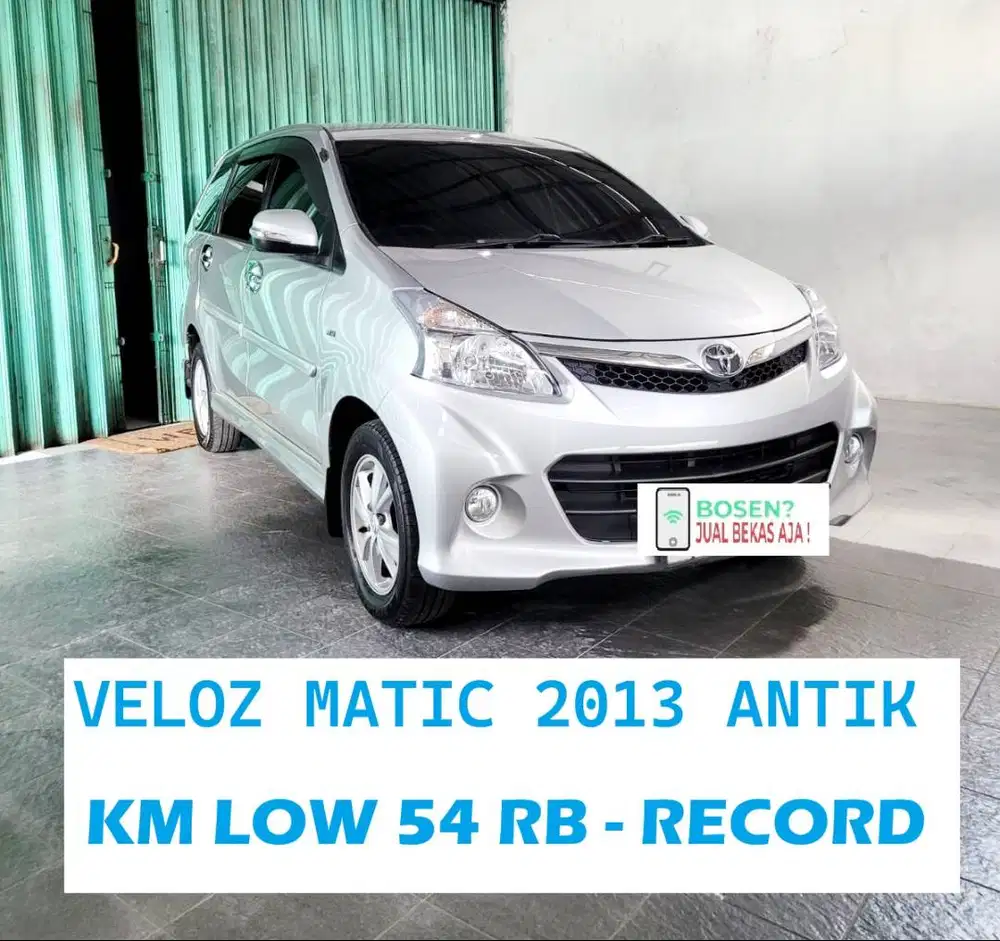 SUPER LOW KM 54rb an RECORD TOYOTA AVANZA VELOZ PAJAK PANJANG 1TAHUN