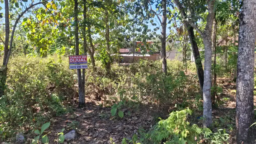 Dijual tanah di Bendung, Semin Kab. Gunung Kidul