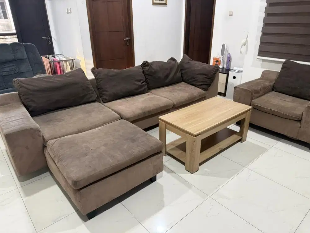 SOFA L - Sandaran Bantal