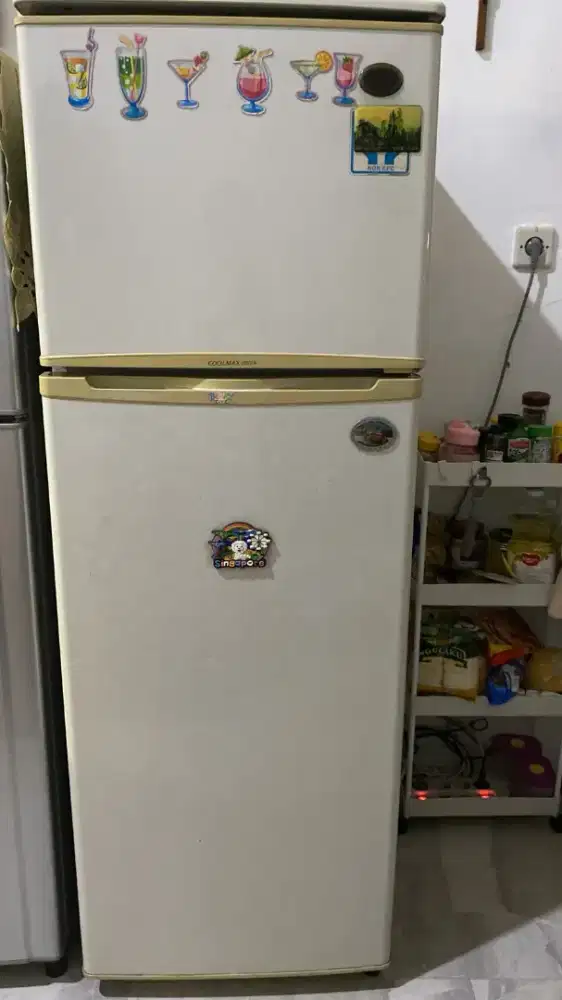Lemari Es 2 pintu merk LG