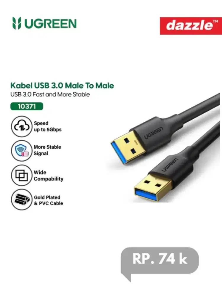 Kabel USB-A to USB-A UGREEN