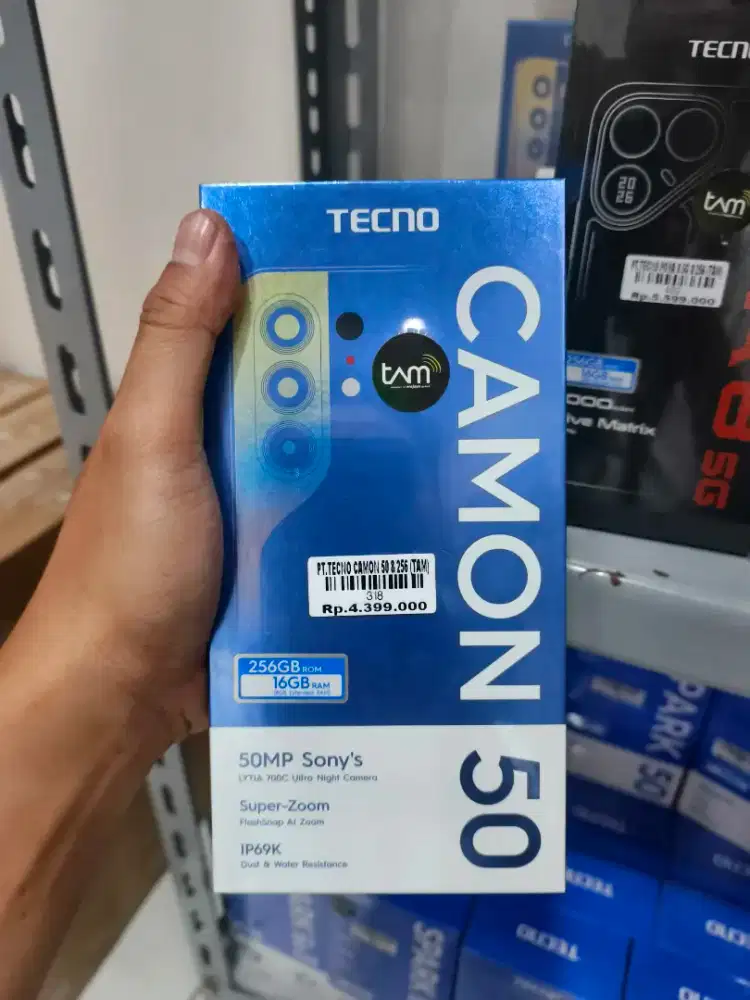 TECNO CAMON 50 8/128GB | ATLANTIS DAHSYAT