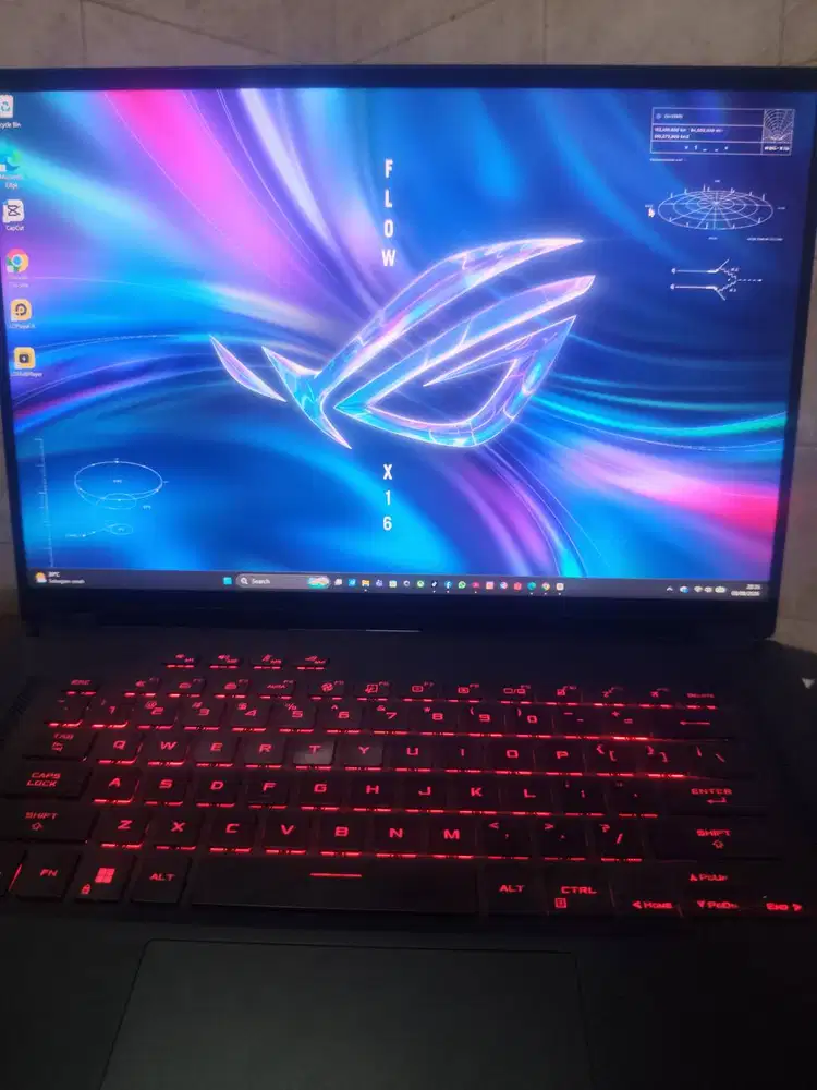 Laptop Gaming ASUS ROG Flow X16 Ryzen 9 6900HS RTX 3070Ti Mulus Second