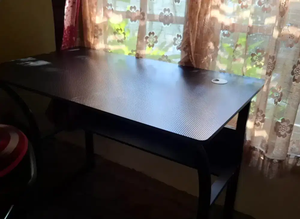 Meja Belajar / Meja Kerja / Meja Gaming Minimalis Carbon Fiber