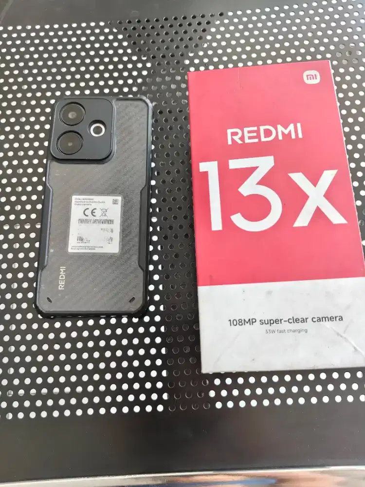 Redmi 13x ram 8) 256 original normal fullset minus Pemakaian