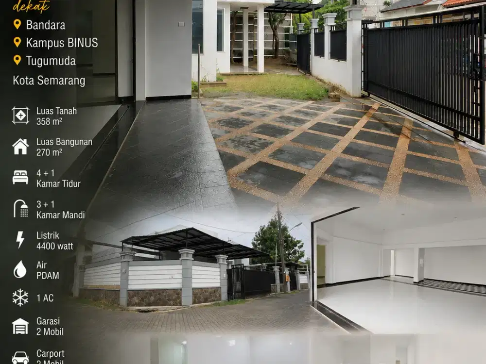 Semarang Indah dekat Bandara, kampus BINUS dan Mall 23, Semarang