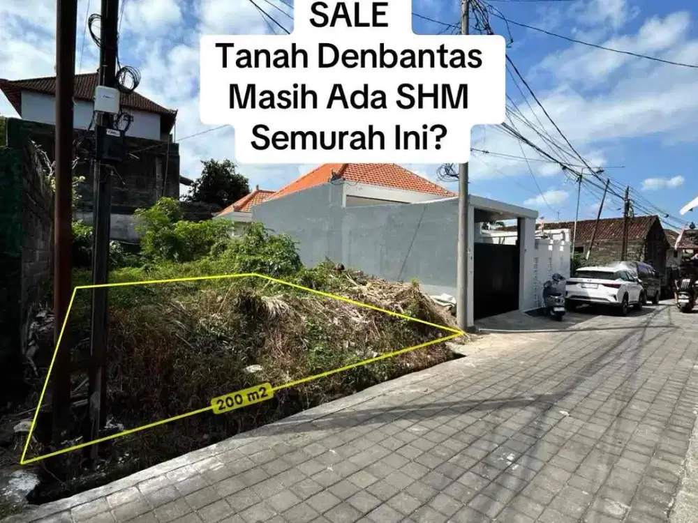 SALE Tanah 200 m² Zona Kuning Dekat RSU Tabanan