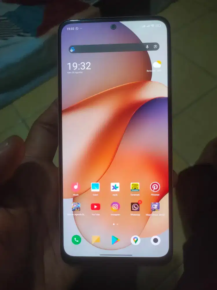 redmi note 12 ram 8/256 fullset beserta bon pembelian