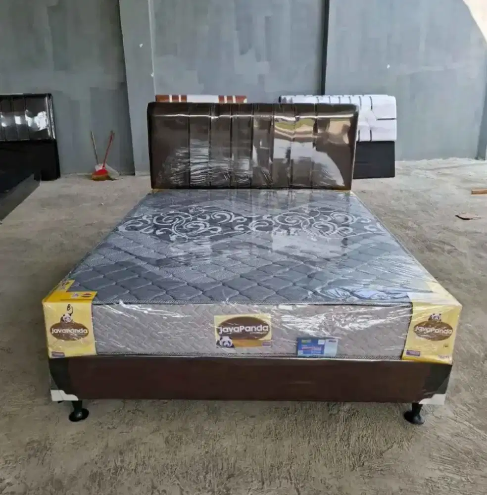[1SET] Kasur Springbed Panda + Dipan Minimalis UK No-2