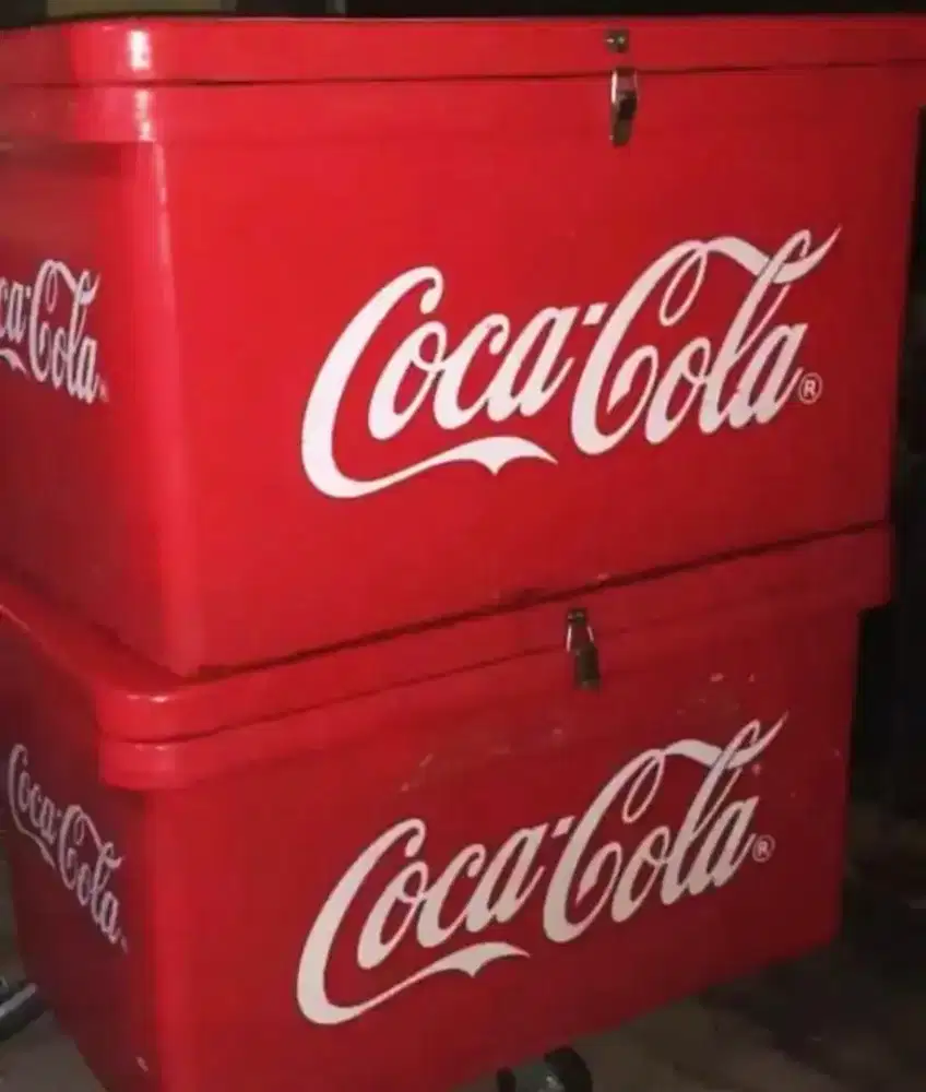 Box cooler vintage Coca Cola ukuran jumbo (harga satuan)
