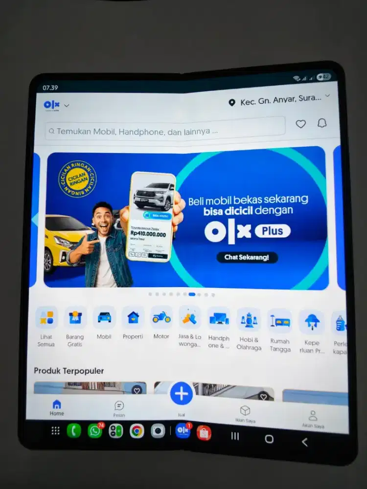 Samsung Z Fold 4 12/ 12gb 
Lengkap