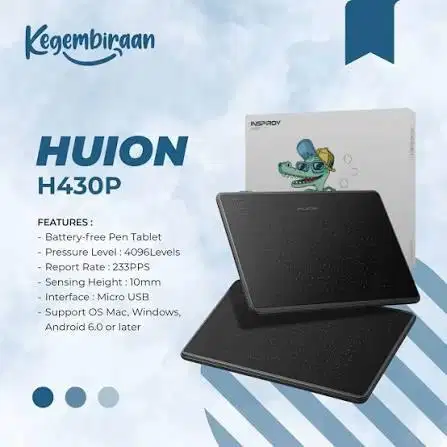 H430P Digital Graphic Drawing Pen Tablet Design Gambar OSU ALT H640P