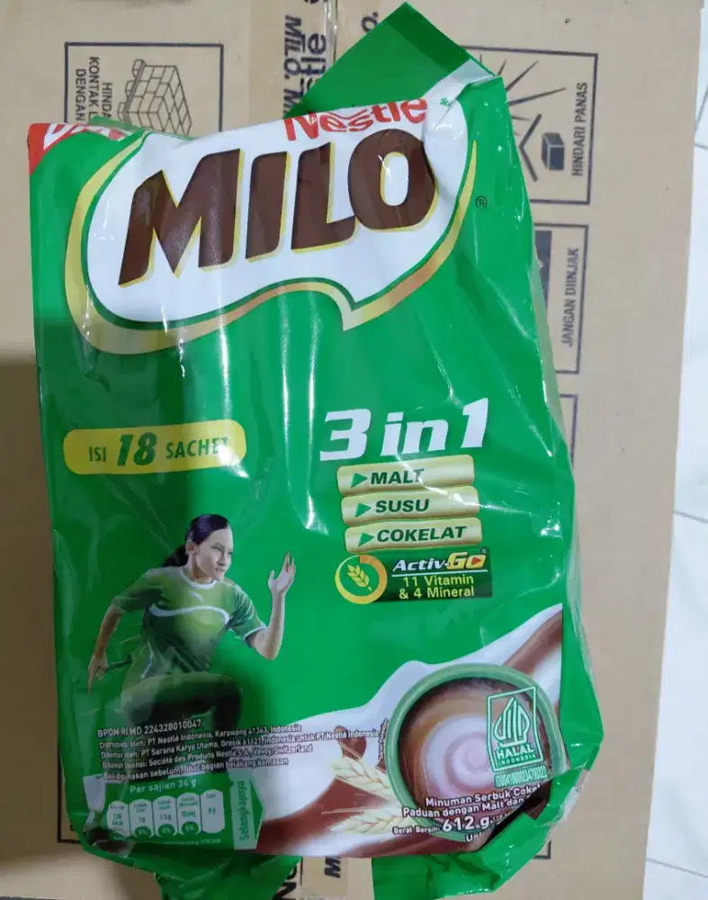 Milo 34gr x 12 Sachet