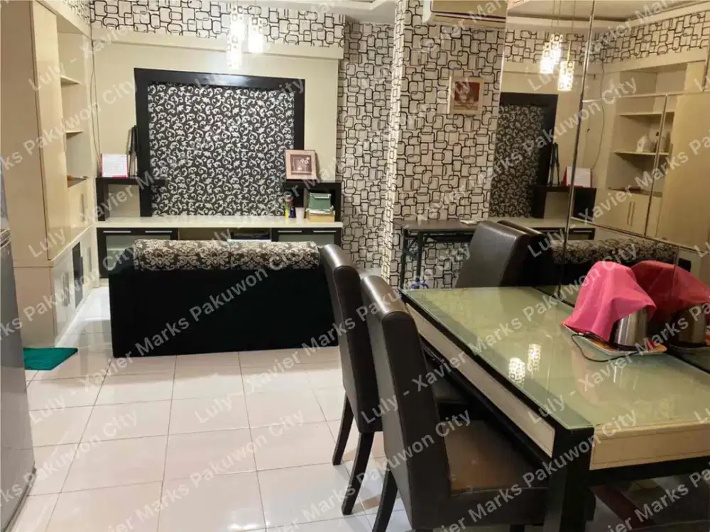 Dijual Apartemen Eastcoast Residence 3 BR jadi 2BR Full Furnished Tower Saphire Lantai 10 View Hutan Bakau,  sebelah Hoky Pakuwon City Surabaya Timur