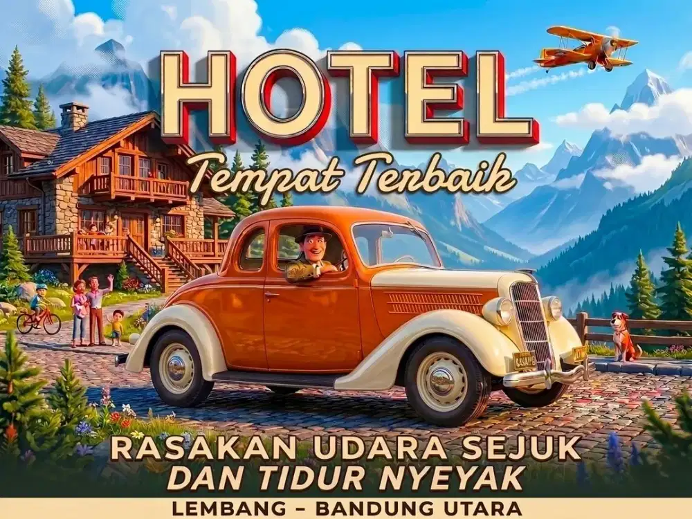 JUAL HOTEL DI LEMBANG, SETIABUDI, CIDADAP, BANDUNG UTARA.