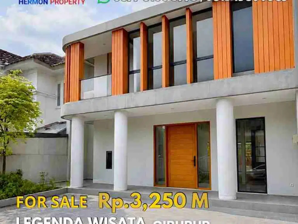 Rumah Bangunan Besar Renovasi Bagus di Legenda wisata Cibubur