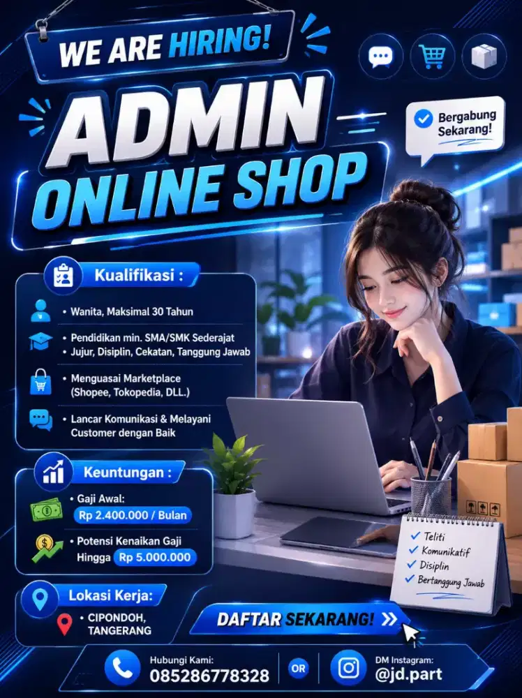 SIAP DI BERGABUNG DENGAN KAMI?