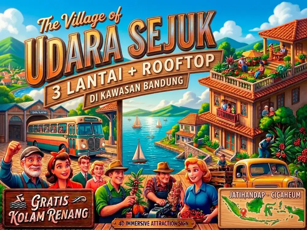 JUAL RUMAH DI JATIHANDAP, CICAHEUM, BANDUNG TIMUR.