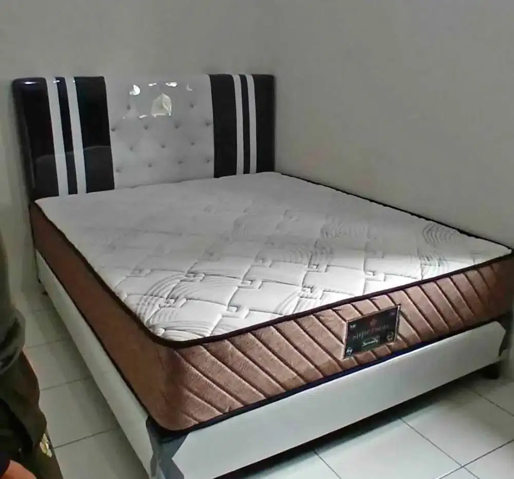 Springbed Elite Serinity + Divan Minimalis UK 160x200cm [1SET]