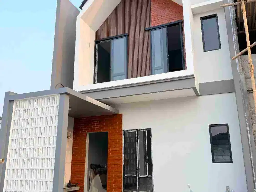 Jual Rumah Design Scandinavian Dalam Cluster Di Pondok Kelapa Jakarta Timur