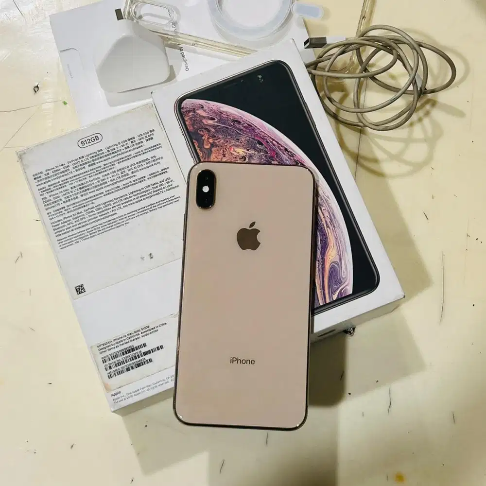 Xsmax 512gb dualsim on fulset ori