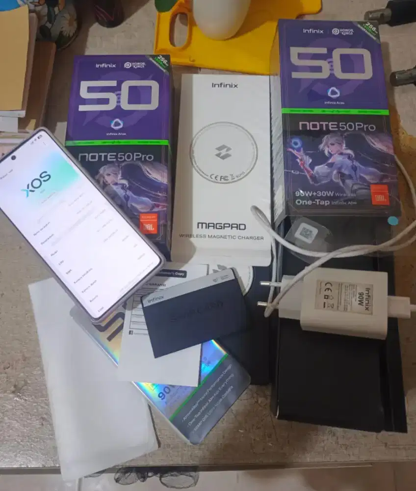 Infinix note 50 pro fullset garansi on