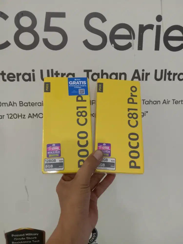 Fast respon WA Poco C81 Pro 4+4/128 Garansi resmi 15bulan