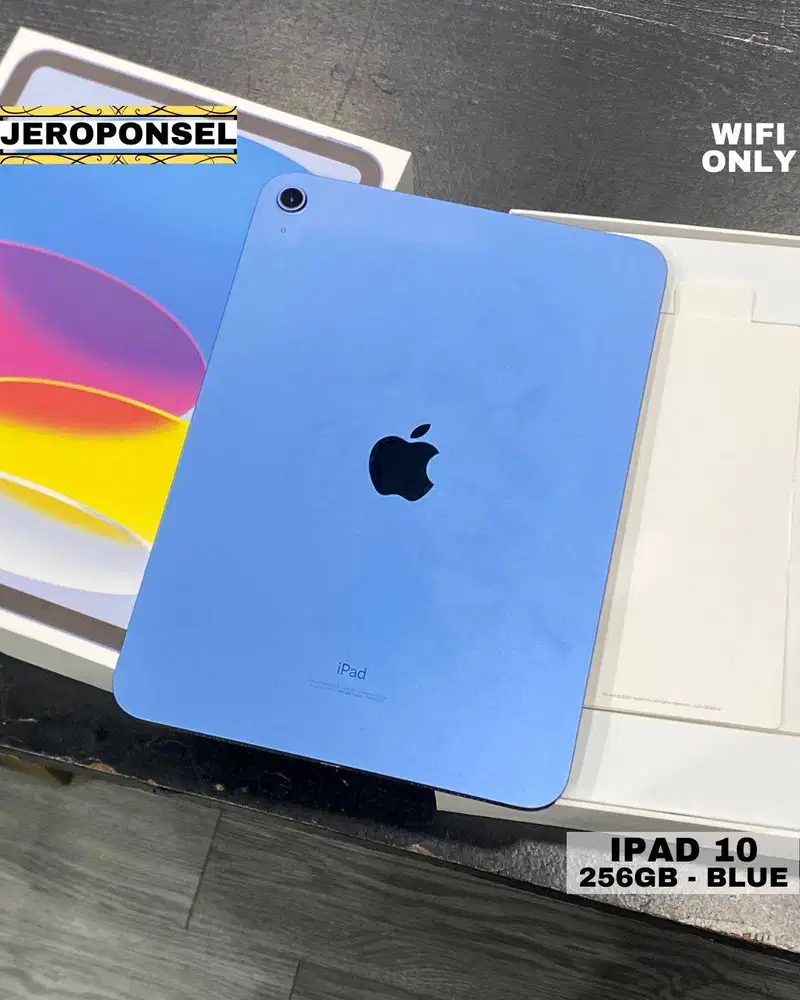 IPAD 10 256GB BLUE MULUS BH 86% GARANSI ORIGINAL