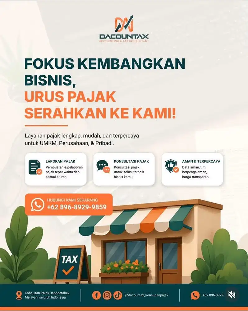 KONSULTAN PAJAK, Laporan Pajak, SPT Tahunan, PPN, PPH 21