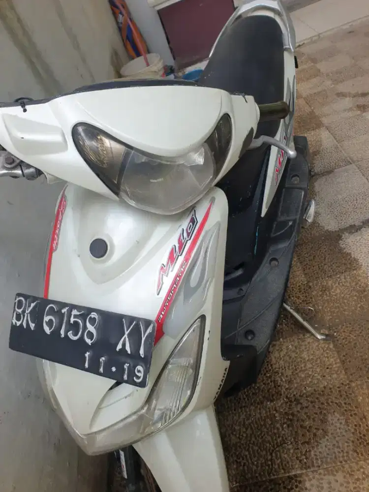 Yamaha Mio SportyPutih Mesini&CVT HalusPadat95%, BodyMulusLgkap