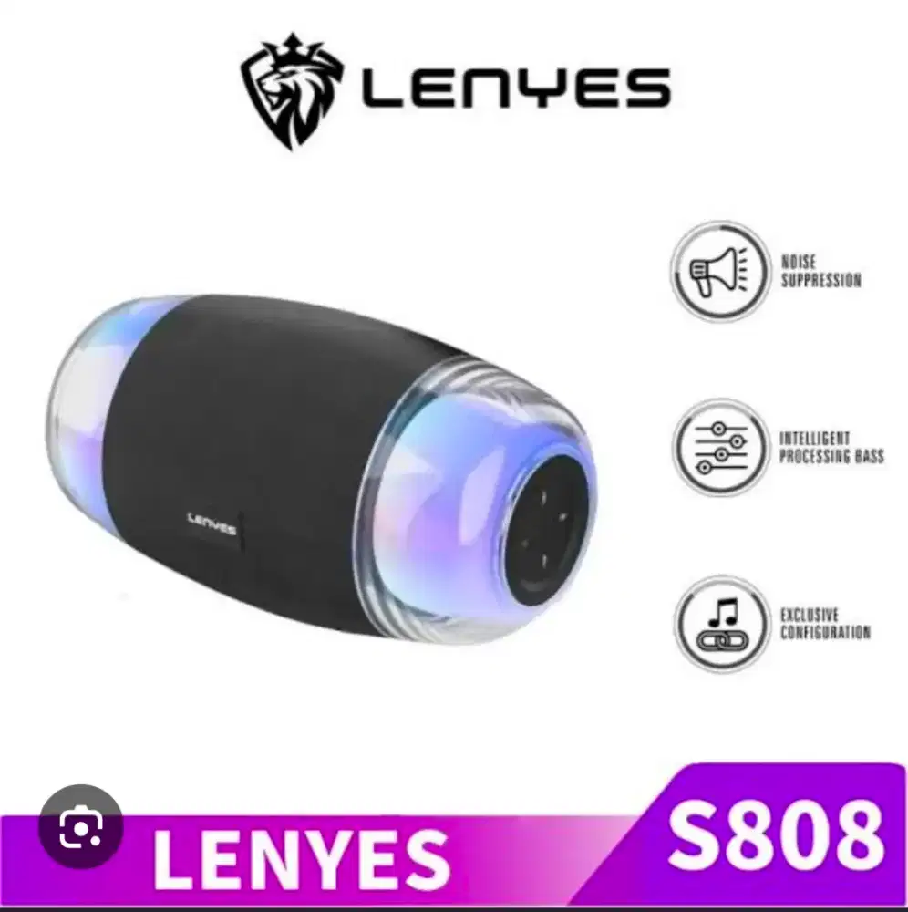 Lenyes S808 Bluetooth Speaker Original Baru Masih Segel