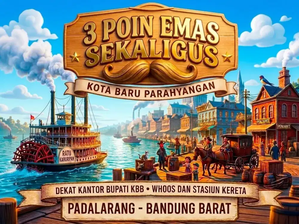 JUAL TANAH DI NGAMPRAH, PADALARANG, KOTA BARU PARAHYANGAN, BANDUNG BARAT.