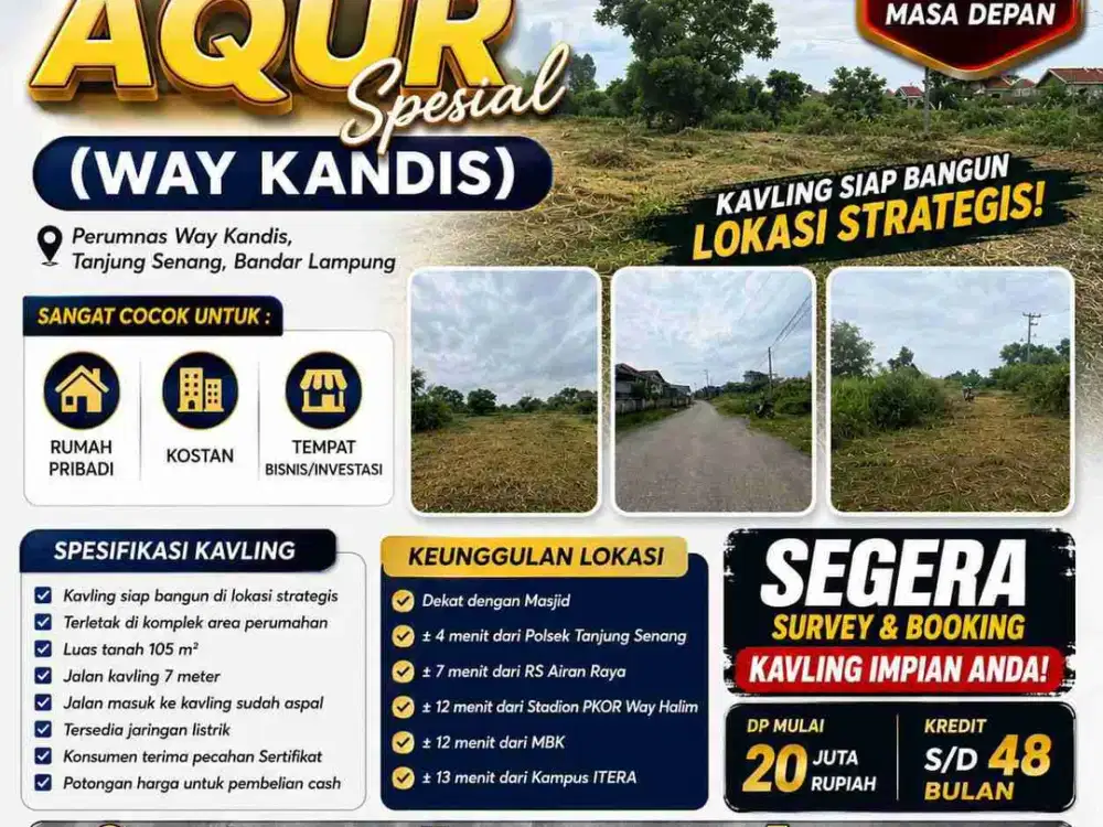 TANAH KAVLING FULL FASILITAS