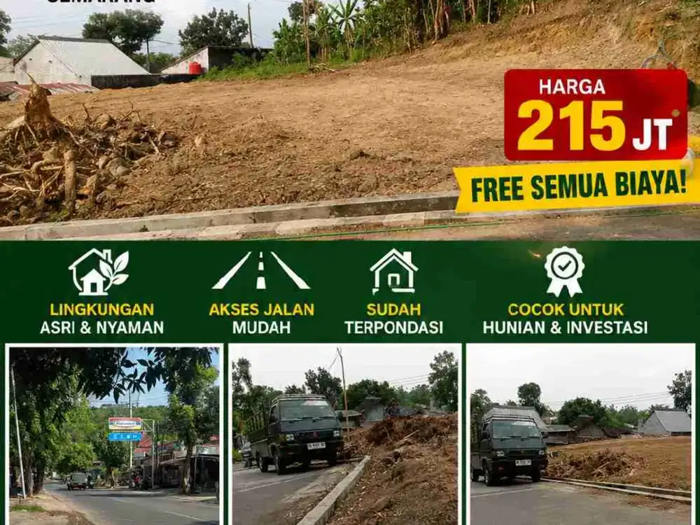 promo kavling murah strategis unit terbatas di gunungpati