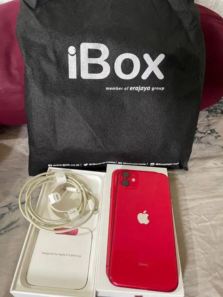 ip 11 red 64 gb ori ibox