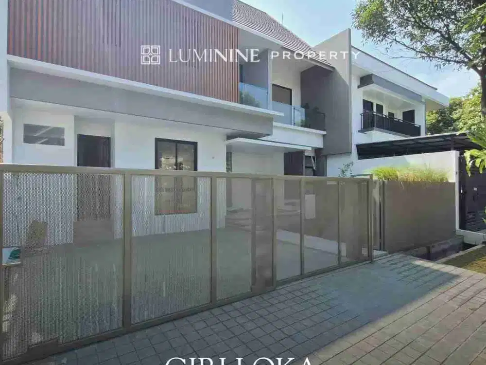 DIJUAL RUMAH BARU SIAP HUNI FREE KITCHEN SET DI GIRI LOKA BSD BISA KPR