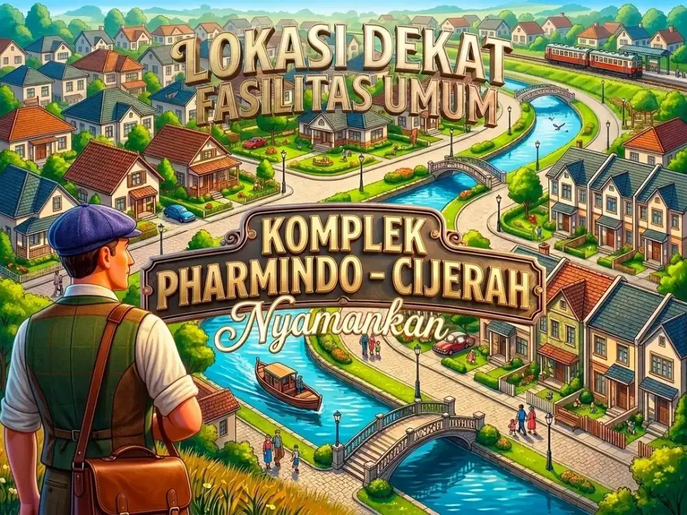 SEWA RUMAH DI KOMPLEK PHARMINDO, CIJERAH, MELONG, CIMAHI SELATAN.