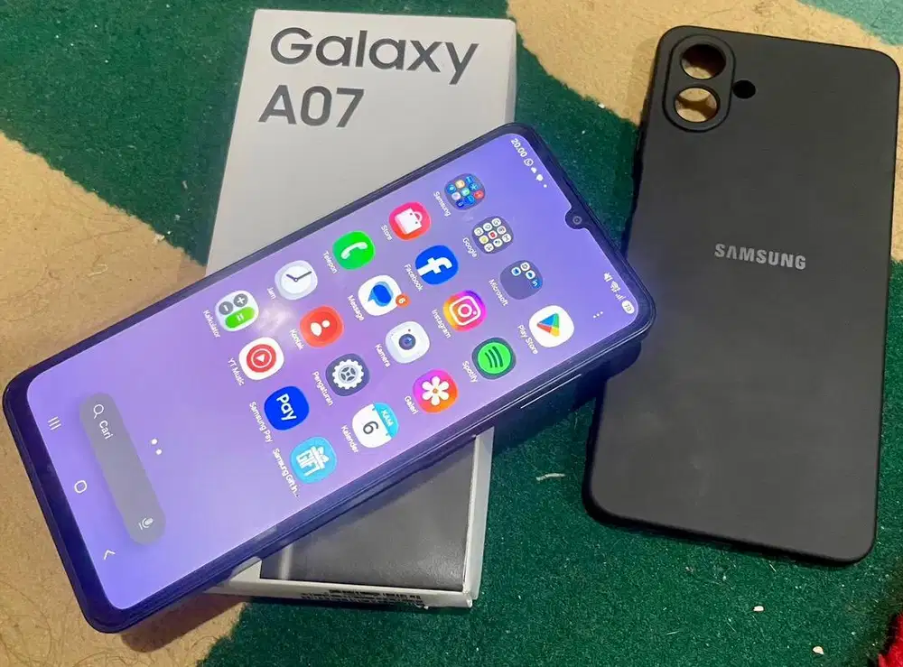 Samsung a07 4g ram 6 / 128 sein fullset original garansi