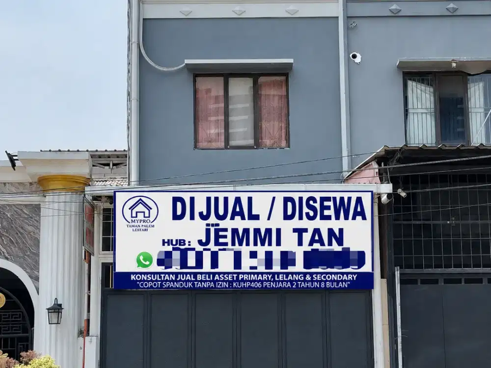 Dijual/Disewa Ruko Cendrawasih Rapi Turun Harga