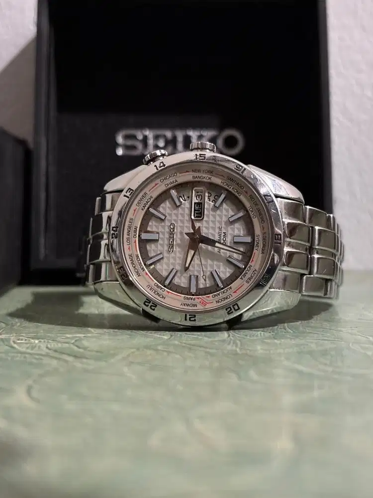 Seiko Superior World Time Kaliber 4R16 Langka