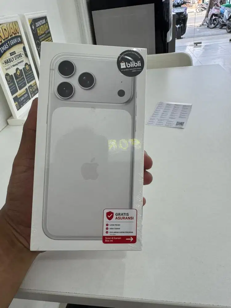 Iphone 17 pro max 256 new  segel garansi resmi