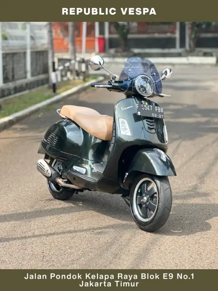 DIJUAL PIAGGIO VESPA GTS 150 3V TAHUN 2016 RARE COLOUR!