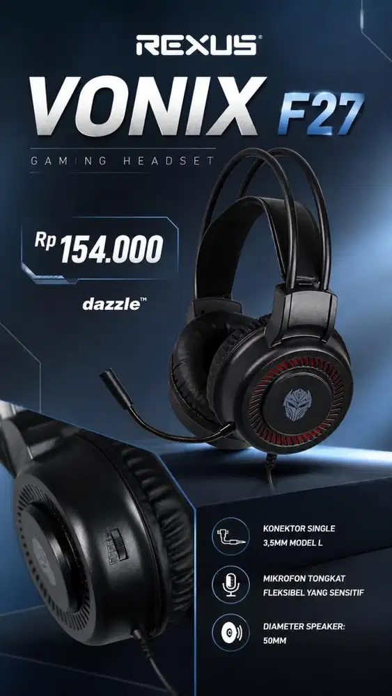 Headset rexus VOnix F27