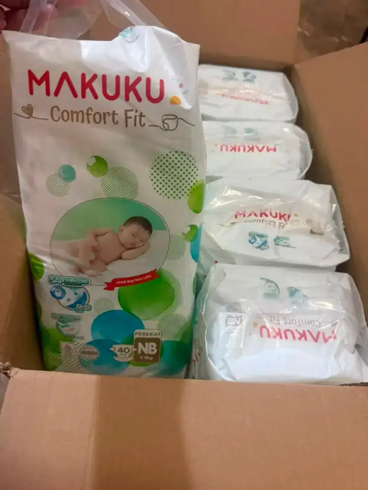 DIAPERS MAKUKU COMFORT FIT NB40 HARGA CUMA 50RB Exp 2029